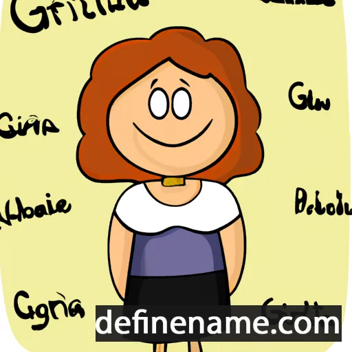 cartoon of the name Gratia