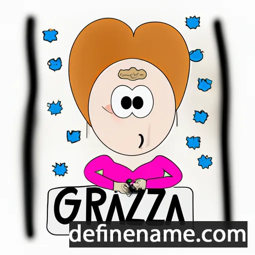 cartoon of the name Grażyna