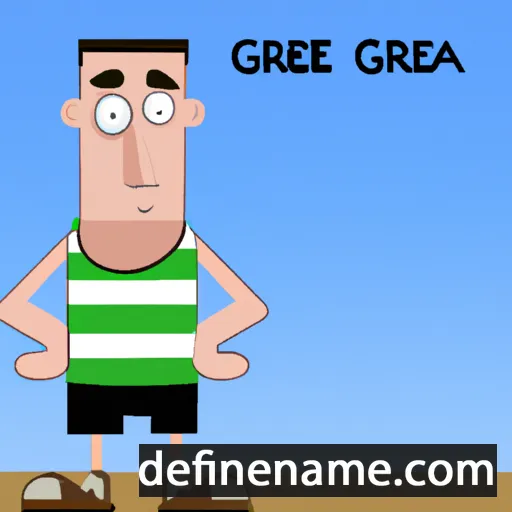 cartoon of the name Gregg