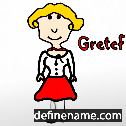 cartoon of the name Gretel