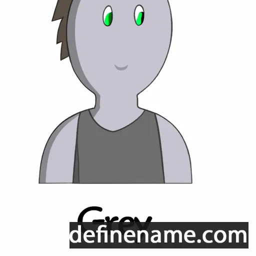 cartoon of the name Grey