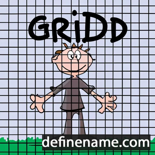 cartoon of the name Grid