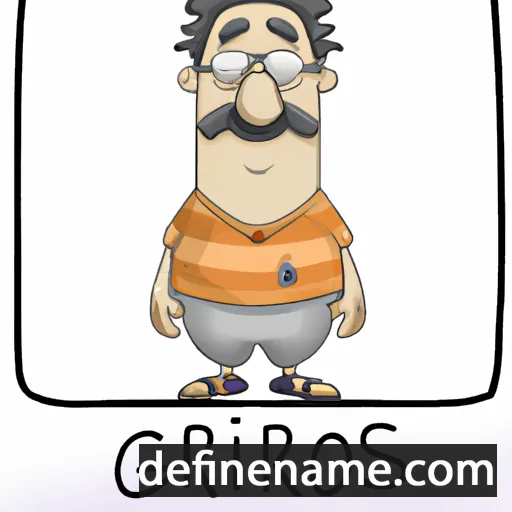 cartoon of the name Grigoris