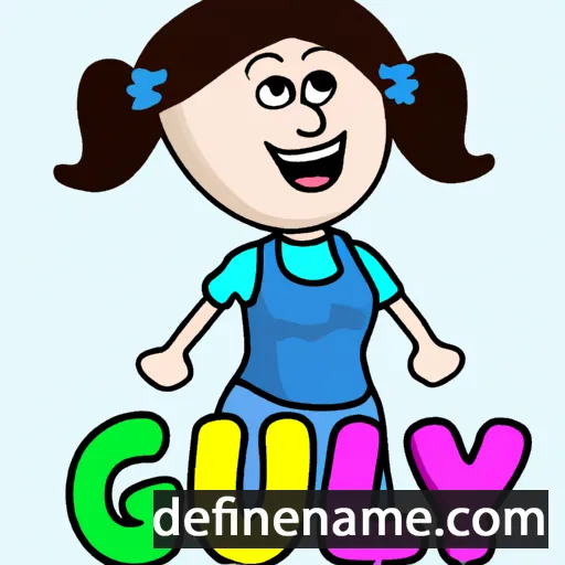 cartoon of the name Gülay