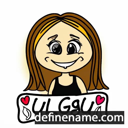 cartoon of the name Gülçin