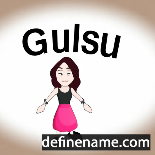 cartoon of the name Gülşen