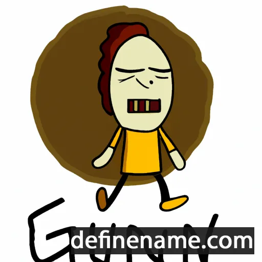 cartoon of the name Günəş