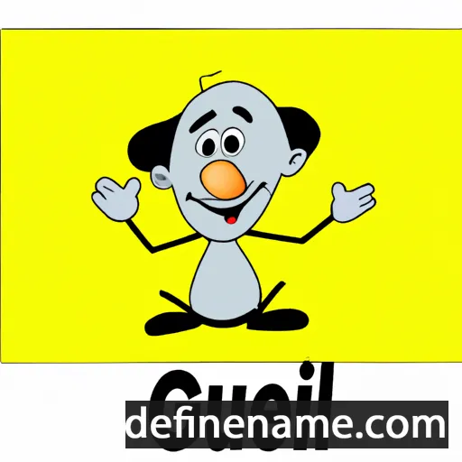 cartoon of the name Günel