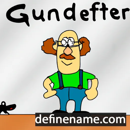 cartoon of the name Günther