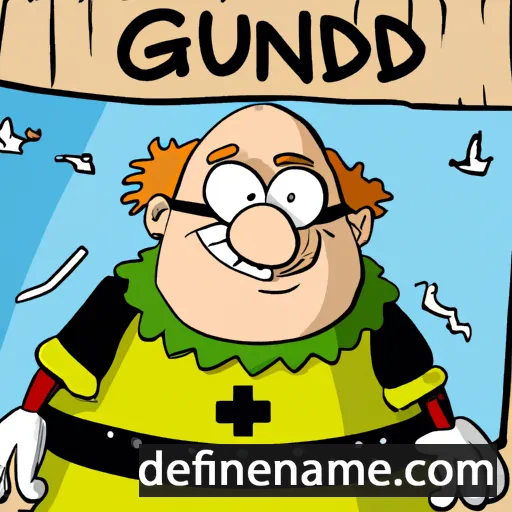 cartoon of the name Gudmund