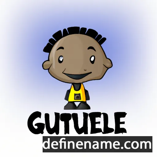 cartoon of the name Gugulethu