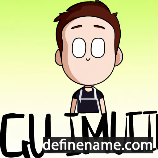 cartoon of the name Guillaume