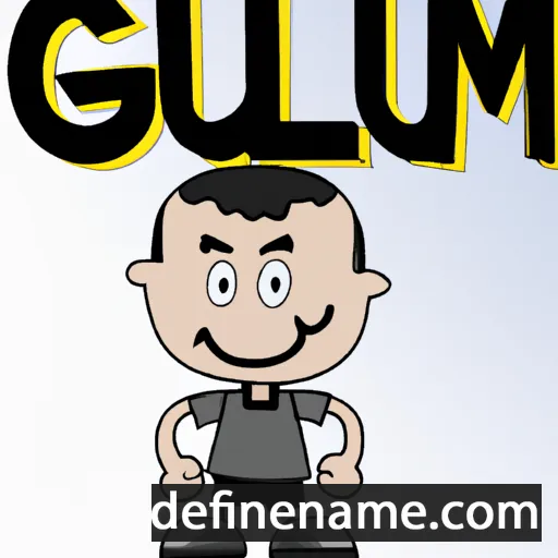 cartoon of the name Guillem