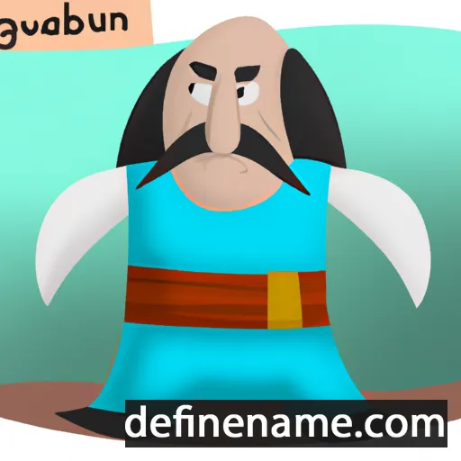 cartoon of the name Gulbadan