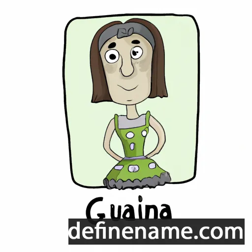 cartoon of the name Gulnara