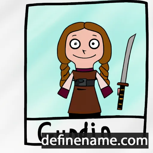 cartoon of the name Gunnhild