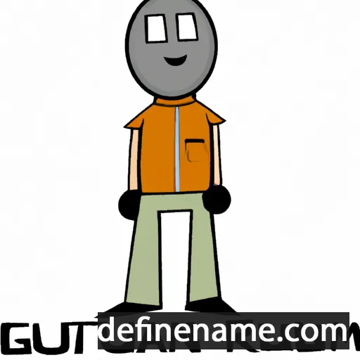 cartoon of the name Guntram