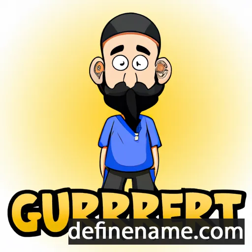 cartoon of the name Gurmeet