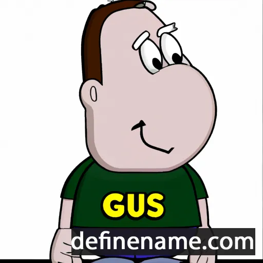 cartoon of the name Gus