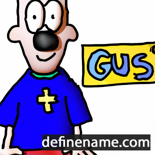 cartoon of the name Gus