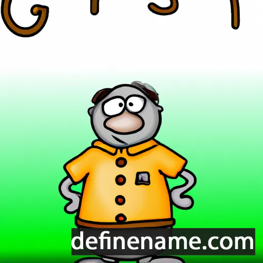 cartoon of the name Gustaaf