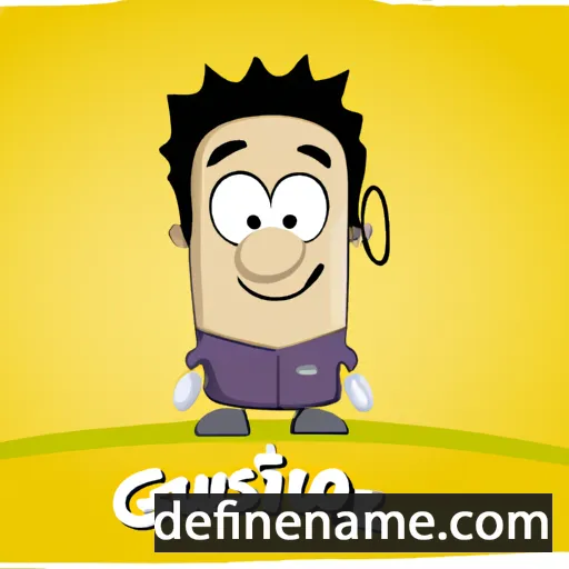 cartoon of the name Gustavo