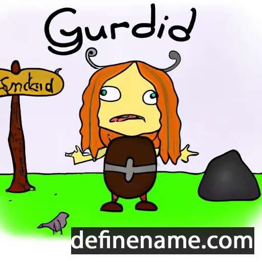 cartoon of the name Guðfrøðr