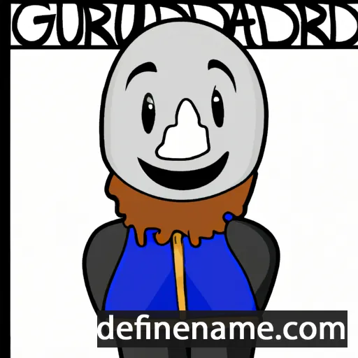 cartoon of the name Guðmundr