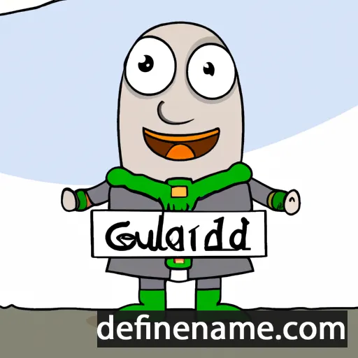 cartoon of the name Guðmundur