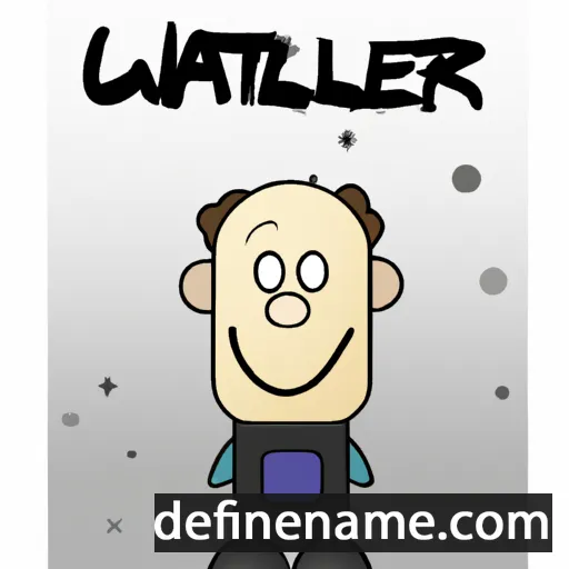 cartoon of the name Gwallter