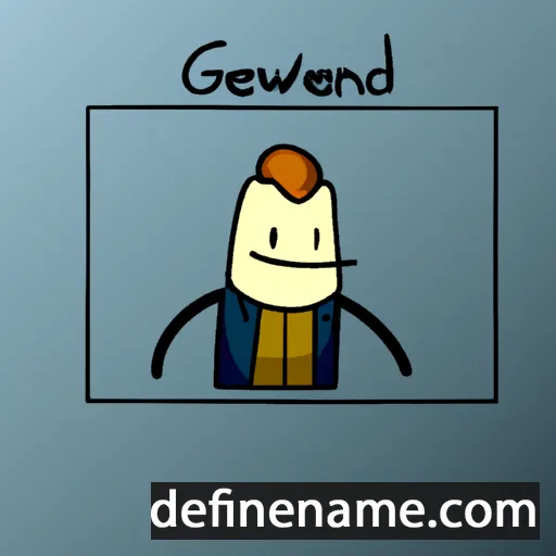 cartoon of the name Gwendal