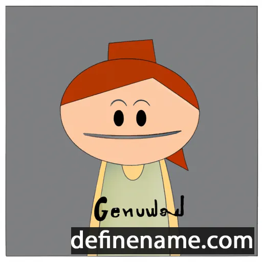 cartoon of the name Gwenddydd