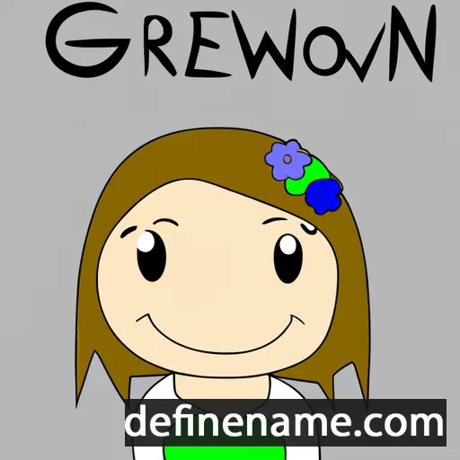 Gwenfrewi cartoon