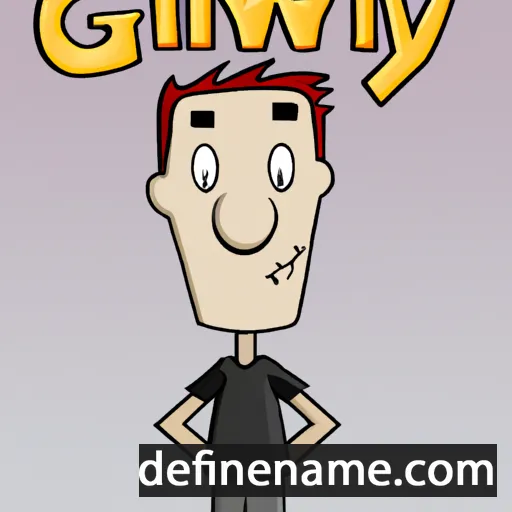 cartoon of the name Gwillym