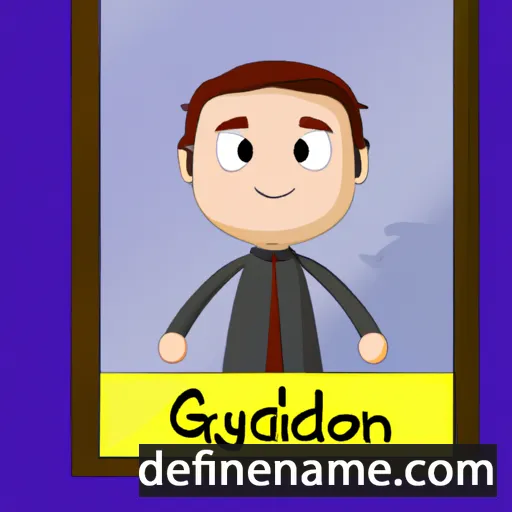 cartoon of the name Gwydion