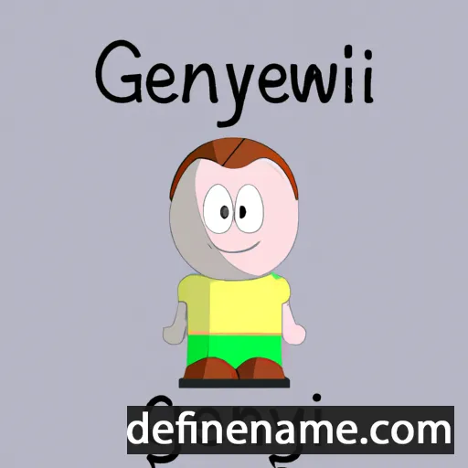 cartoon of the name Gwynedd