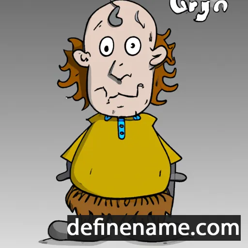 cartoon of the name Gwynfor