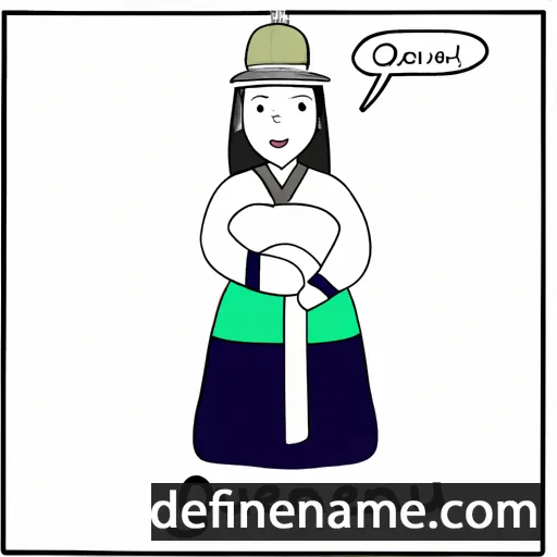 Gyeong-Ja cartoon