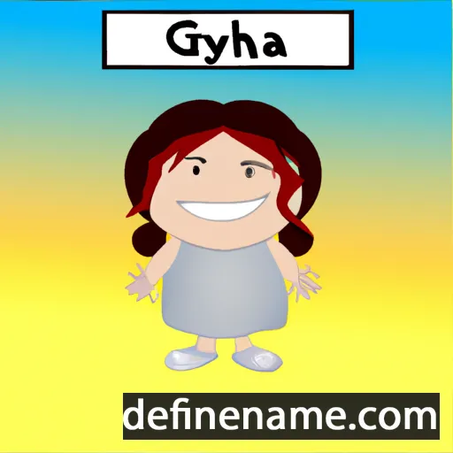 cartoon of the name Gytha