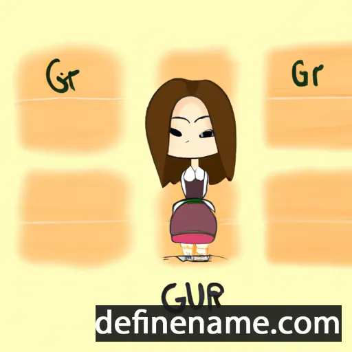 cartoon of the name Gyuri