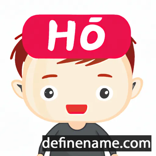 cartoon of the name Hải