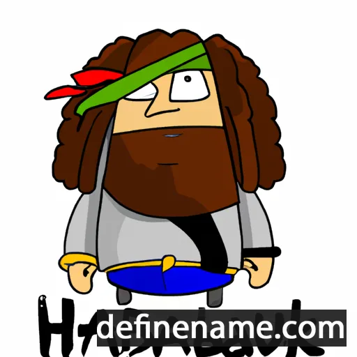 cartoon of the name Habakkuk