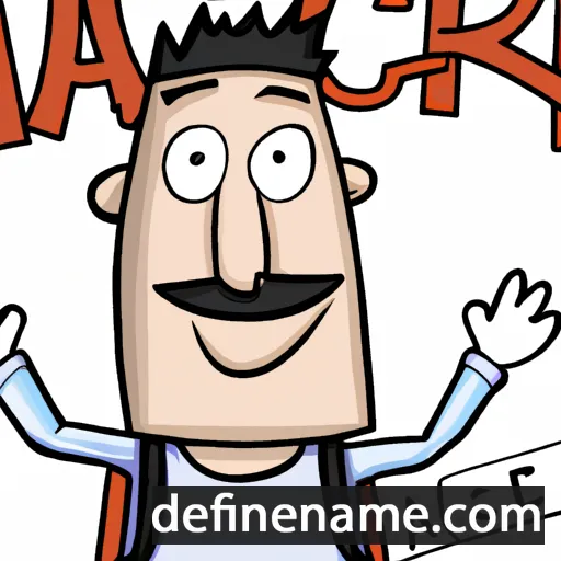 cartoon of the name Hacer