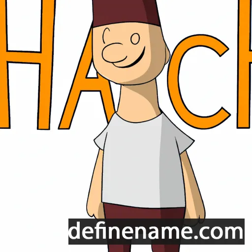 cartoon of the name Hacî