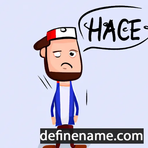 cartoon of the name Hacı