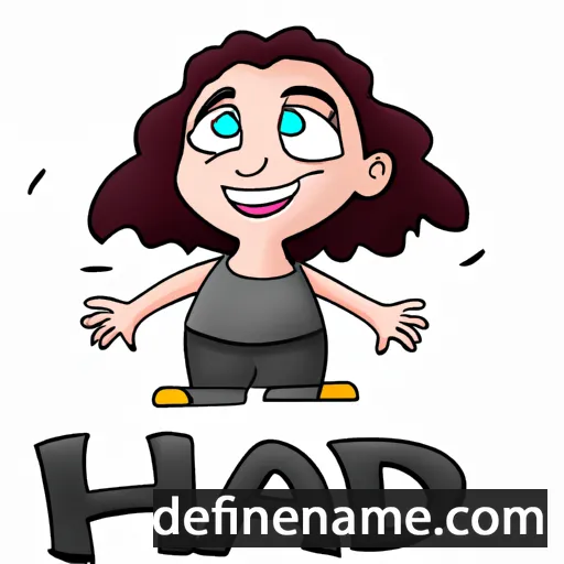 cartoon of the name Hadar