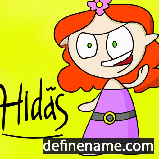 cartoon of the name Hadas