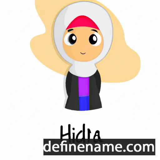 cartoon of the name Hadija