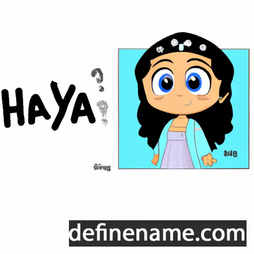 Hadiya cartoon