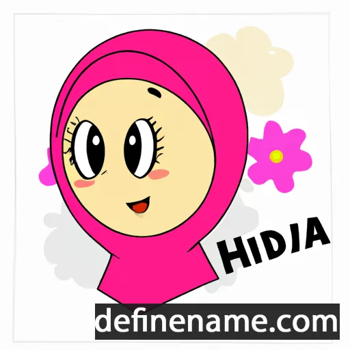 cartoon of the name Hadiza